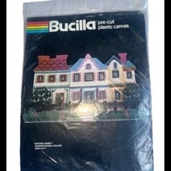 Bucilla Plastic Canvas Mail Holder Doorstop Kit Anyone Home Pattern 5943 A3 #2