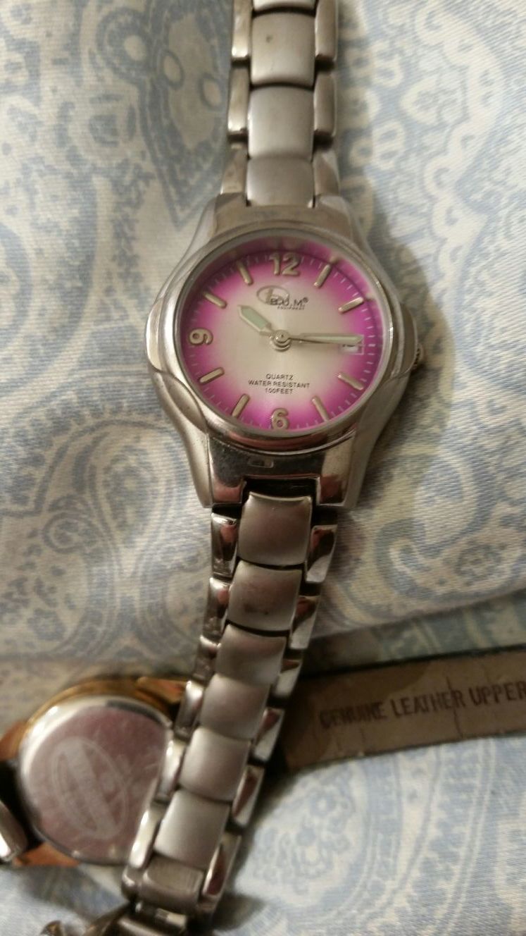 Bum Equipment watch .Quarts , water resistant to 100 '