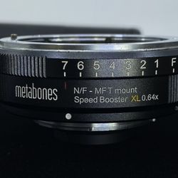 $150 Metabones NF MFT Mount Speed Booster XL 0.64x