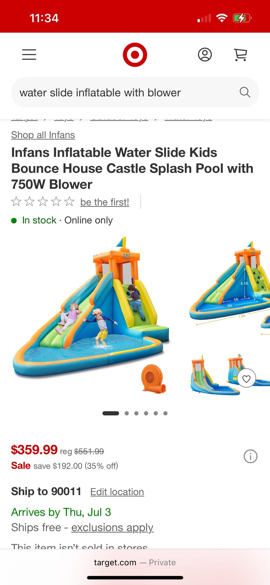 Water Bouncer For Infants , Similar Style Like This But Way Bigger 