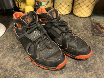 Virginia Tech Hokies Nike Pro Combat Huarache Trainer Shoes Zoom RARE NCAA VT 12
