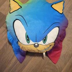 Sonic the hedgehog pillow