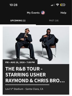 R&B TOUR | Chris Brown & Usher Tickets