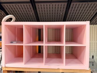 Pink 8 cube storage