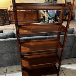 Sturdy 5 Tier ( Folding ) Bookcase ( Wood. )