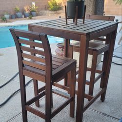 Bar Height Table & 2 Chairs
