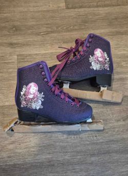 Hannah Montana size 5 girl ice skates