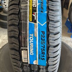 235 75 15 New Set Of White Wall Tires 
