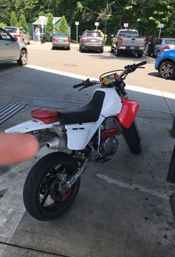 2003 HONDA XR650 with supermoto tires