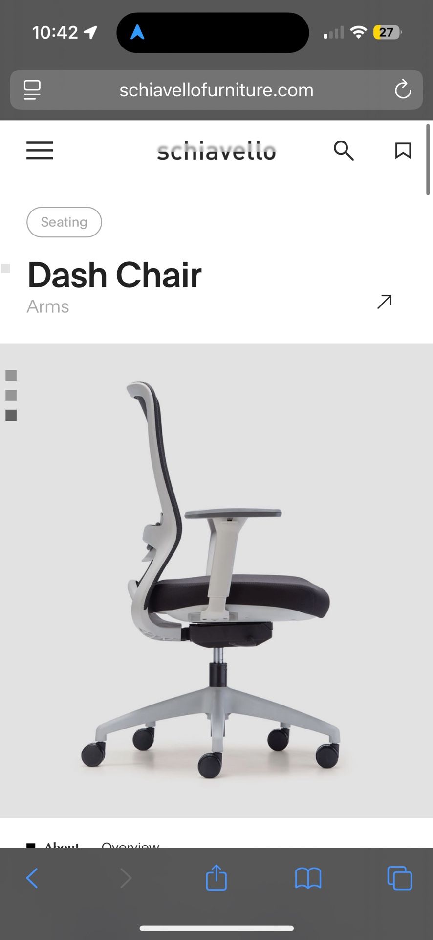 Schiavello Dash Chair! We Also Have Standing Desks, Monitor Arms, File Cabs, And More!