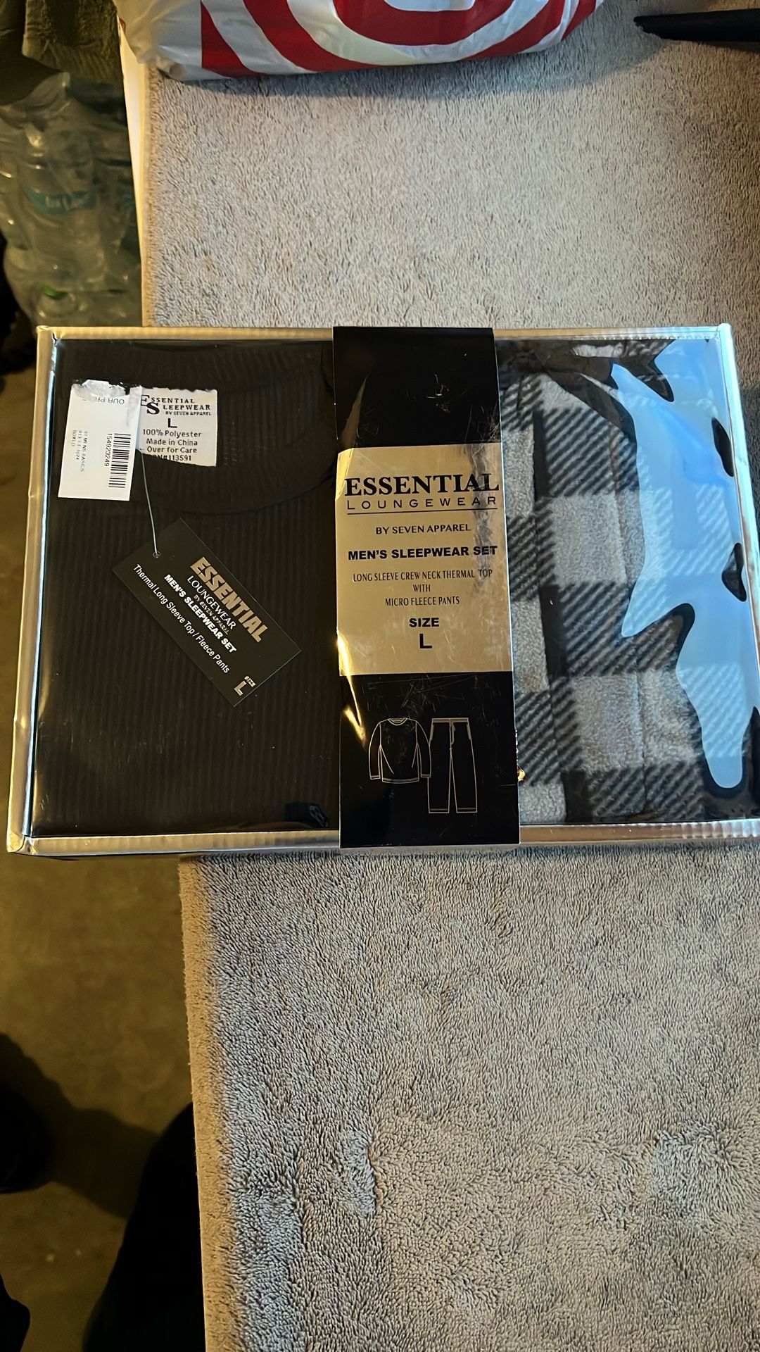 Men’s Size Large Essential Loungewear Sleepwear Set