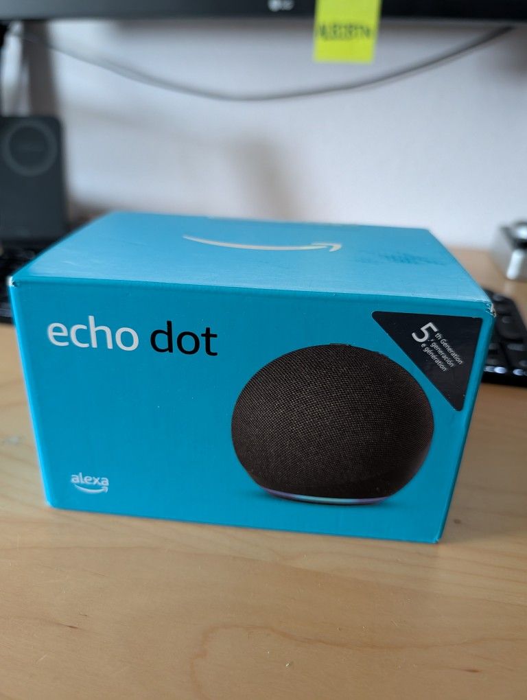 New Amazon Echo Dot 5th Gen