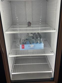 True commercial glass door cooler
