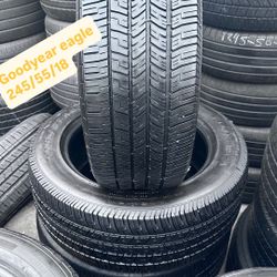 245/55R18. 99% Life used Set. We Have Many Used AND New tires. 