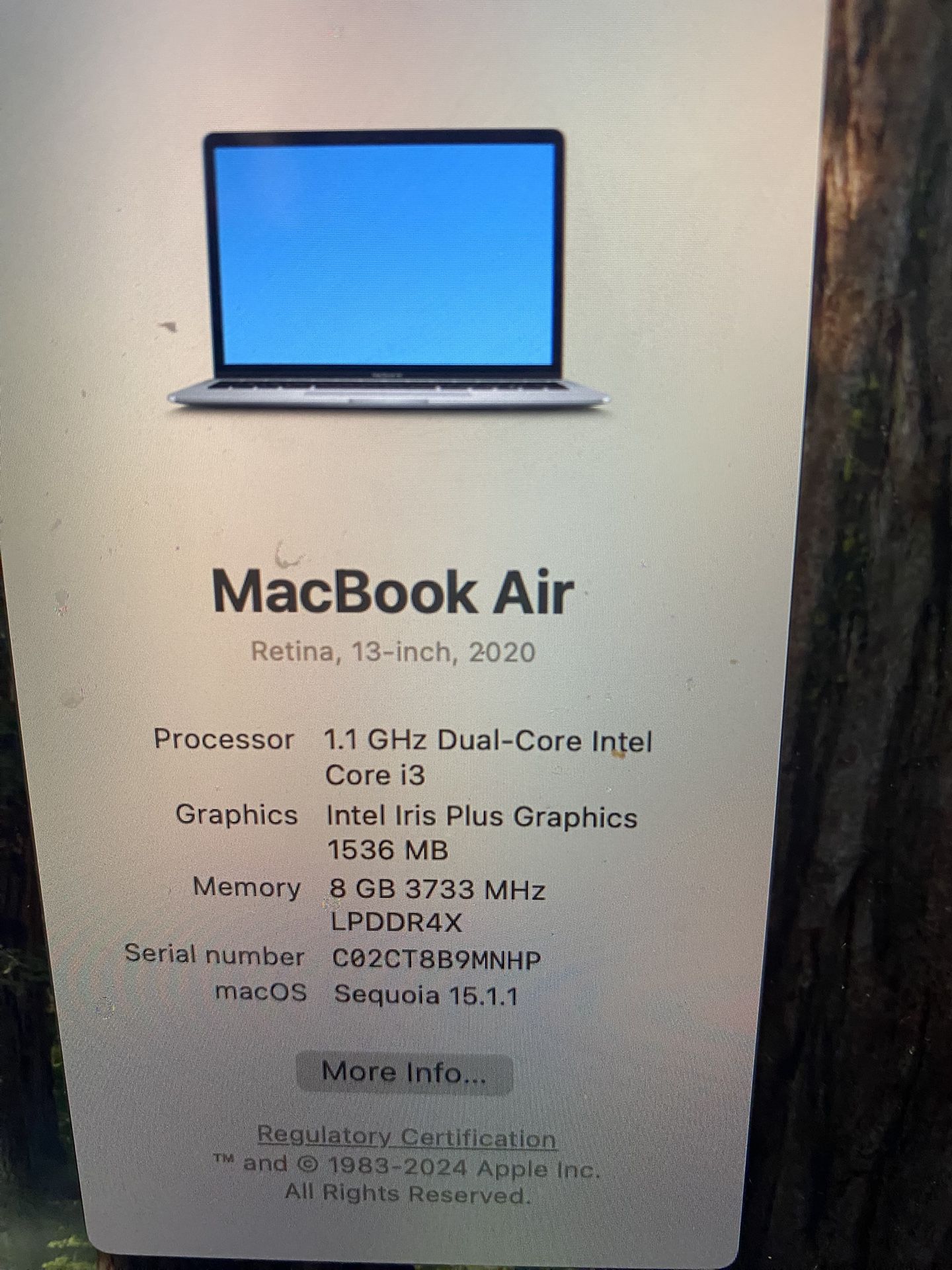 MacBook Air 2020 No Charger