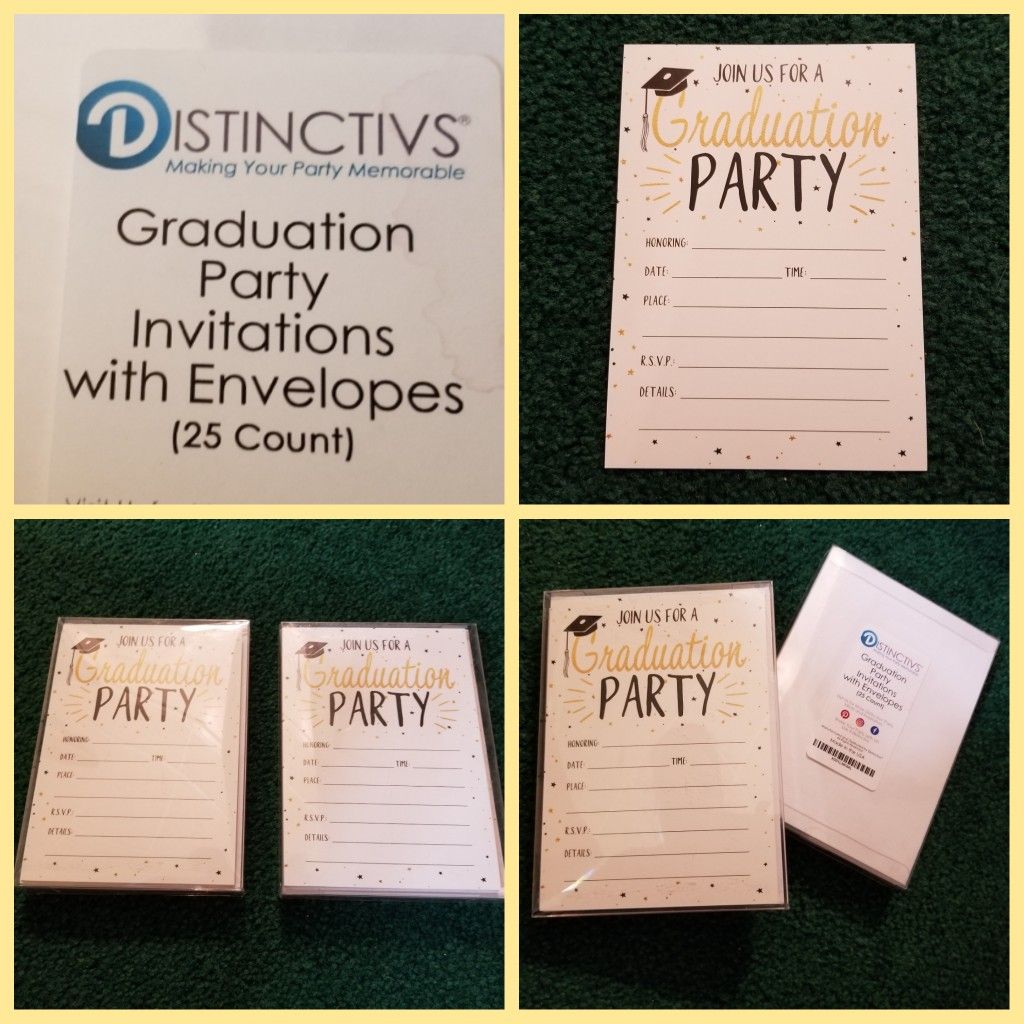 2018 GRAD PARTY invitations