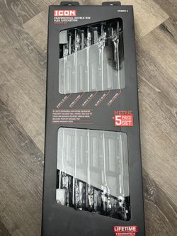 Icon 5pc Double Box Flex Head Ratcheting Wrench Set 