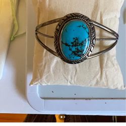 Turquoise Large Cuff Fits Up To A 71/2 Wrist
