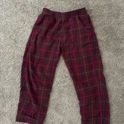 Uniqlo plaid pajama pants