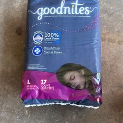 Goodnites Girls' Nighttime Bedwetting Underwear