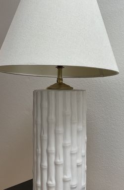 WHITE BAMBOO LAMP