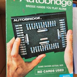 Grimaud Autobridge - “Bridge Hands You Play Alone” No Cards Required And Other Games! 