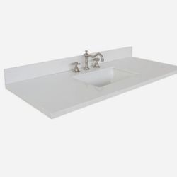New white Bathroom Sink
