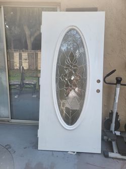 Front Door with glass