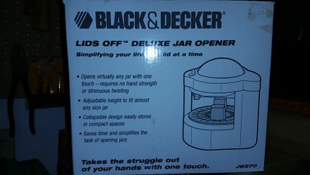 Black & Decker Lids Off Deluxe. NIB