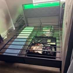 Queen size bed frame w/headboard