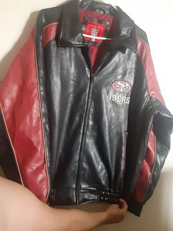 Leather 49ers jacket 0