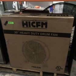 30in Heavy Duty Drum Fan
