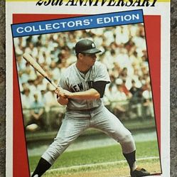 Topps 1987 Kmart 25th Anniversary #5 Mickey Mantle - New York Yankees