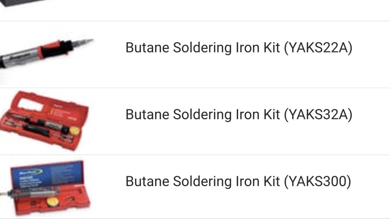 Snap On Butane Soldering Iron Kit (15125 W) YAKS32A for Sale in