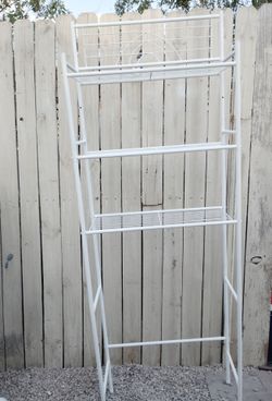 Metal bathroom shelf use but still good