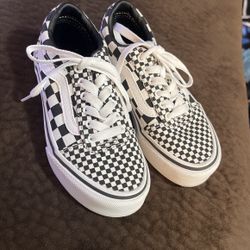 Kids Checker Vans