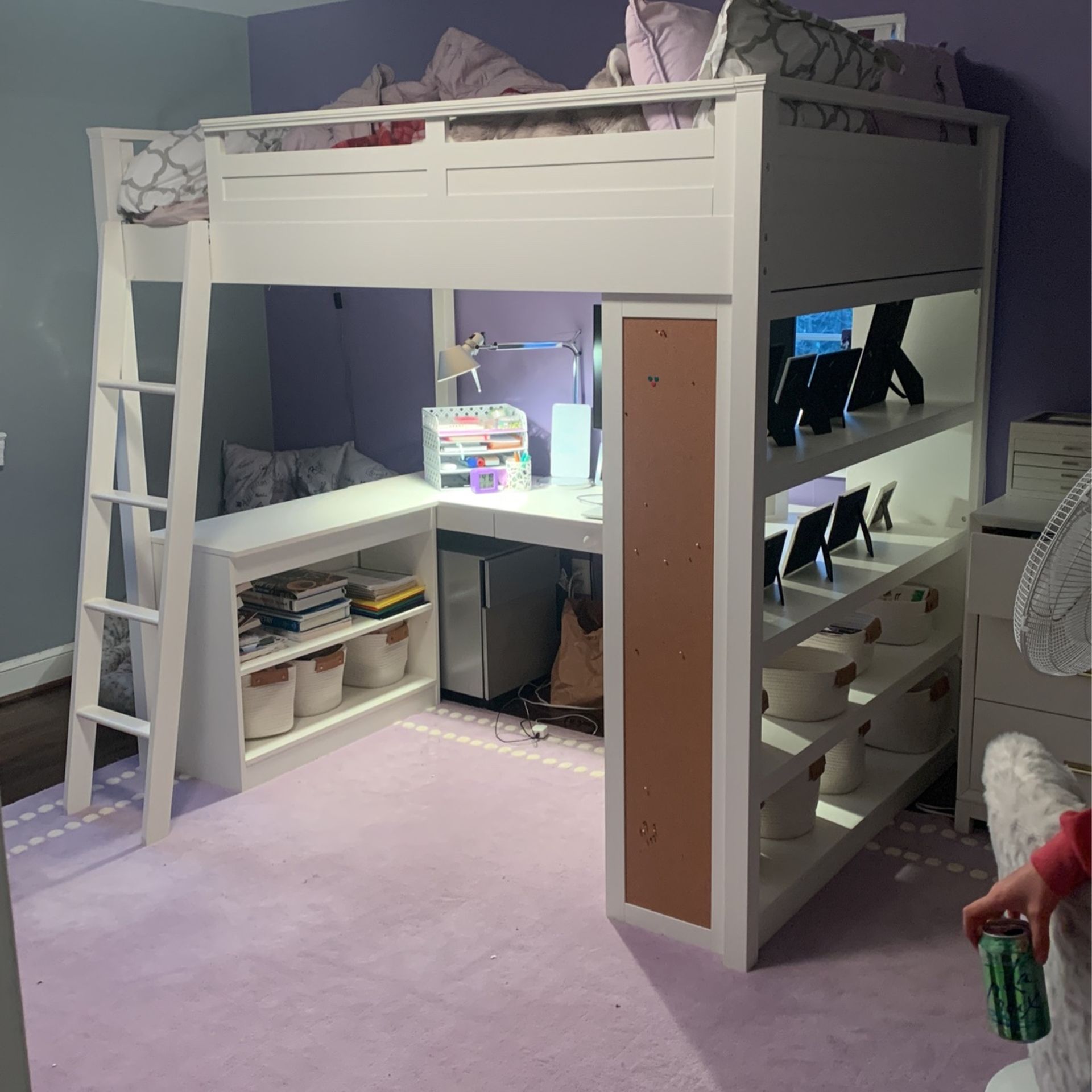 Pottery Barn Loft Bed/Desk GREAT CONDITION