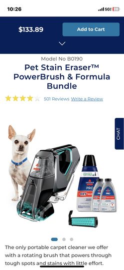 Bissel Powerbrush & Formula Bundle w/Pet Stain Eraser Technology!