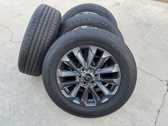 Toyota 20” Wheels w/ Dunlop Grandtrek Tires 265/60