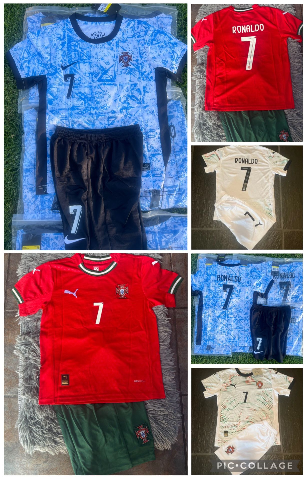 Ronaldo Kids Portugal Christmas gift 🎁 🎅 regalos Navidad 🪅 Jerseys jersey Ronaldo futbol Messi Futbol kids sets conjuntos niños and more a