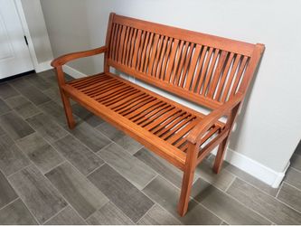 NEW WOODEN BENCH
