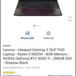 Lenovo Idea Gaming Laptop