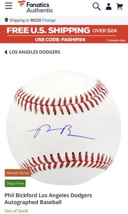 Phillip Bickford Autograph Ball