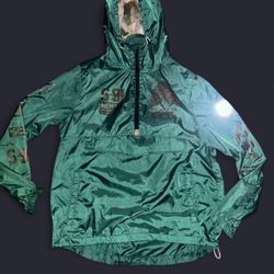 Green Southpole Windbreaker