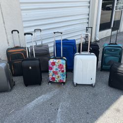 $15 each! Mid Size and Carry On Luggage Travel Baggage!