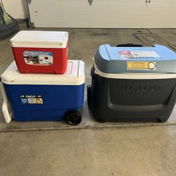 For Sale: 3 Igloo Coolers – Gently Used, Great Condition!