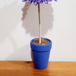 Gerber Daisy Artificial Potted Plant 11"