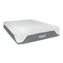 Firm Mattress, Box Spring, Frame And Headboard