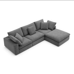 New Sectional Couch Grey 