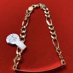 14k Gold Bracelet 9 Inch New 11.5G 